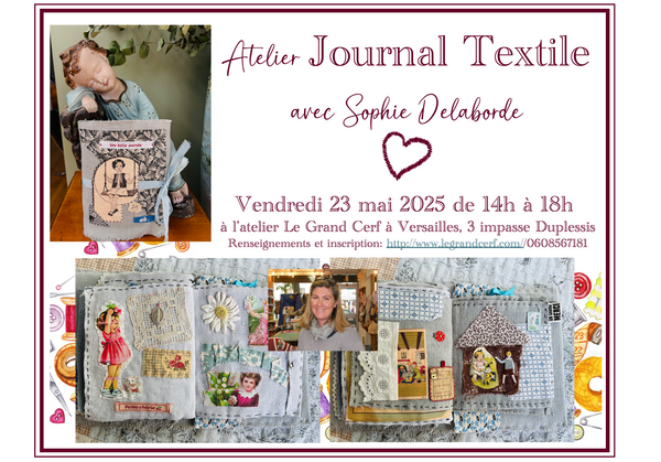 Atelier Journal Textile avec Sophie Delaborde