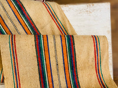 Toile de jute à rayures (au mètre)