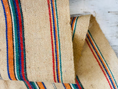 Toile de jute à rayures (au mètre)