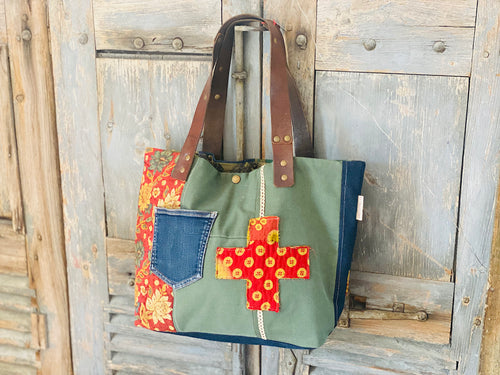 Sac Jeans & Kantha