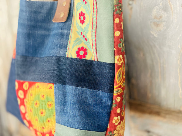 Sac Jeans & Kantha