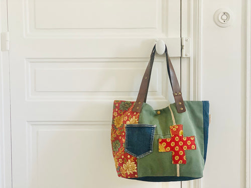 Sac Jeans & Kantha