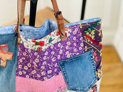 Sac Jeans & Kantha