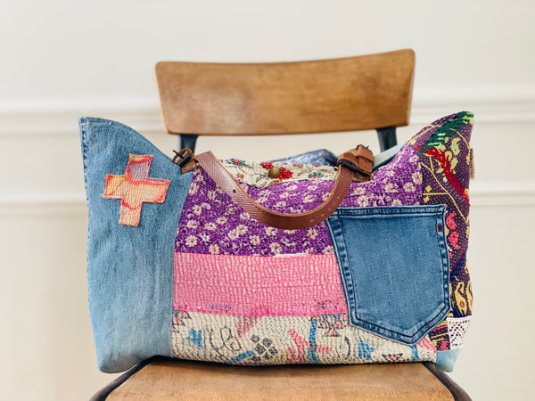 Sac Jeans & Kantha