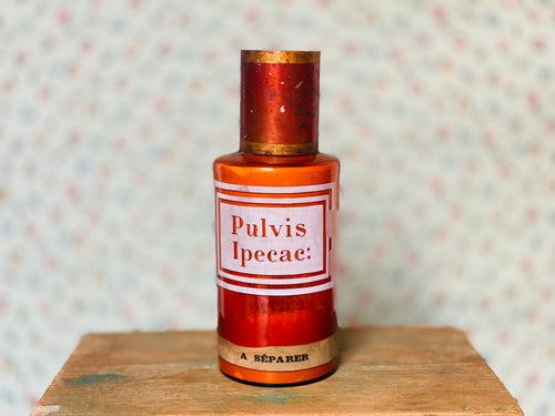 Ancien flacon de pharmacie fin XIXème