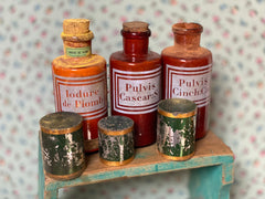 Lot 3 pots de pharmacie fin XIXème