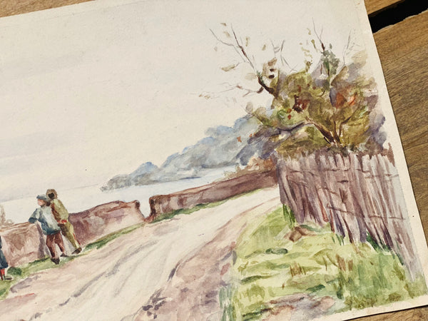 Aquarelle ancienne