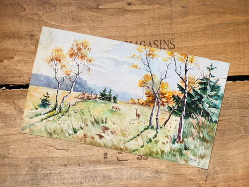 Aquarelle ancienne (signée)
