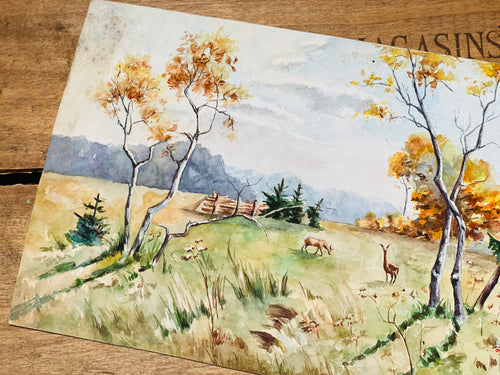 Aquarelle ancienne (signée)