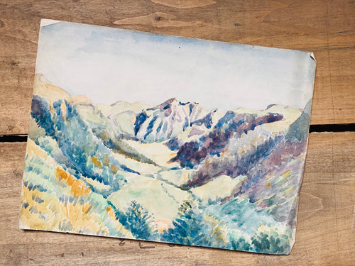 Aquarelle ancienne (signée)