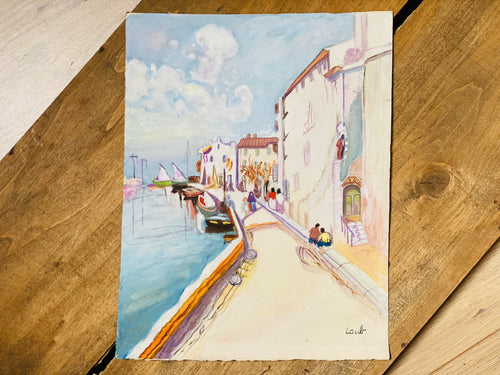 Aquarelle ancienne (signée)