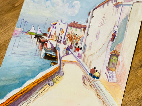 Aquarelle ancienne (signée)