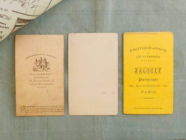 3 photos XIXème