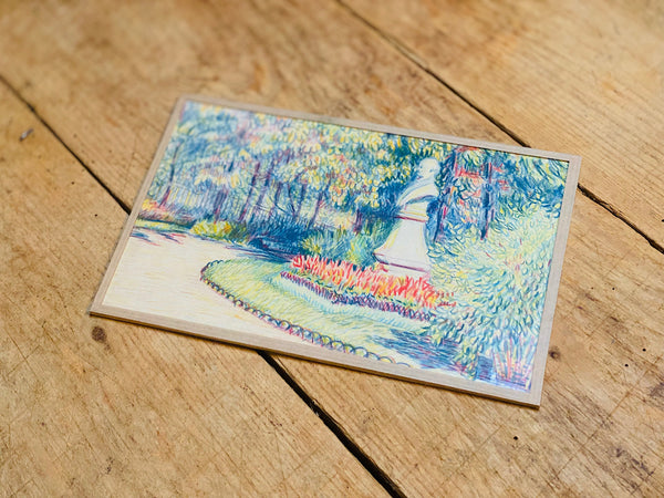 Dessin Jardin du Luxembourg (sous verre)