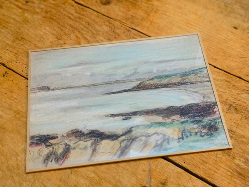 Dessin pastel (sous verre)