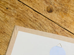 Dessin pastel (sous verre)