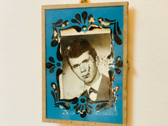 Porte-photo "fixé sous verre"