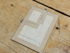 Porte-photo "fixé sous verre"