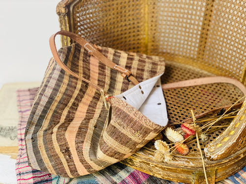 Sac toile rayée