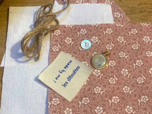 KIT Accroche-porte lavande & breloque
