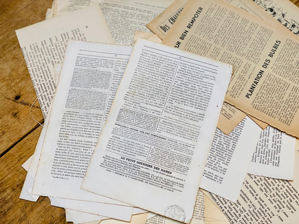 Lot de 50 vieux papiers, photos, factures...