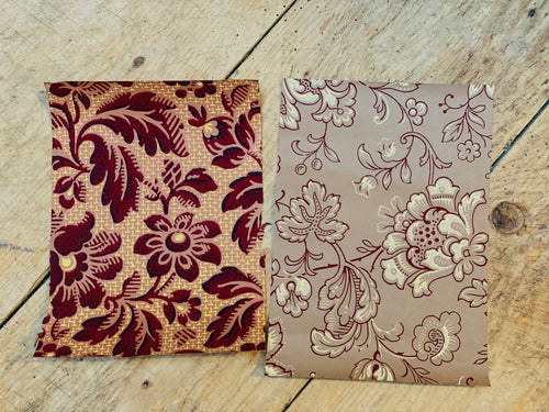 Papiers peints anciens (A6)