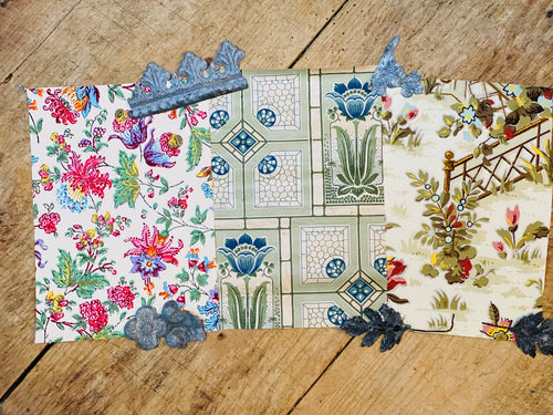Papiers peints anciens (A6)