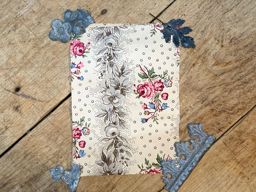 Papier peint ancien (A6)