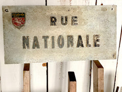 Plaque de rue