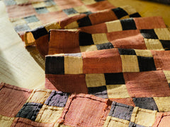 Chemin de table, bout de lit textile Kuba (Congo) 185x39cm